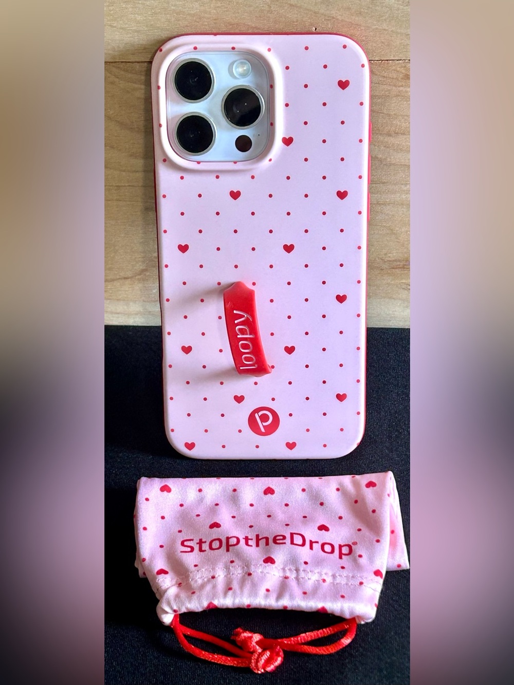Loopy case for IPhone 16 Pro Max, pink loopy,